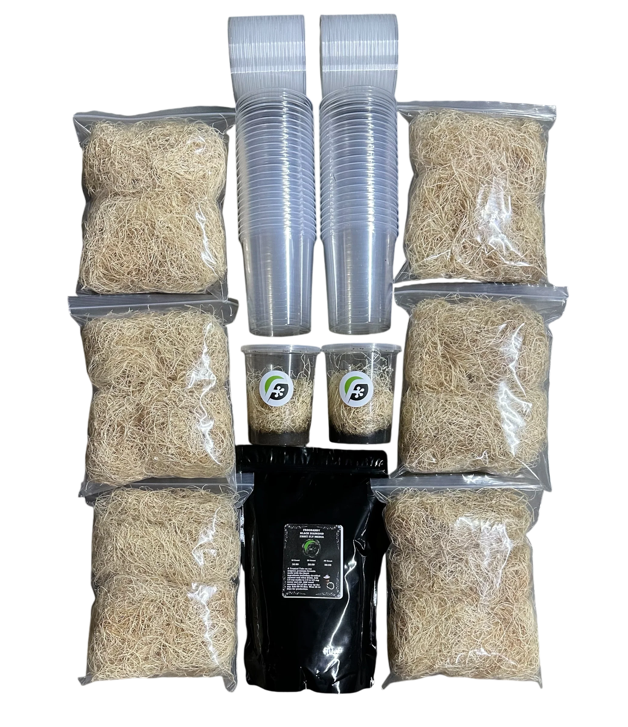 FrogDaddy Complete Black Diamond Fruit Fly Culturing Kit - Image 6
