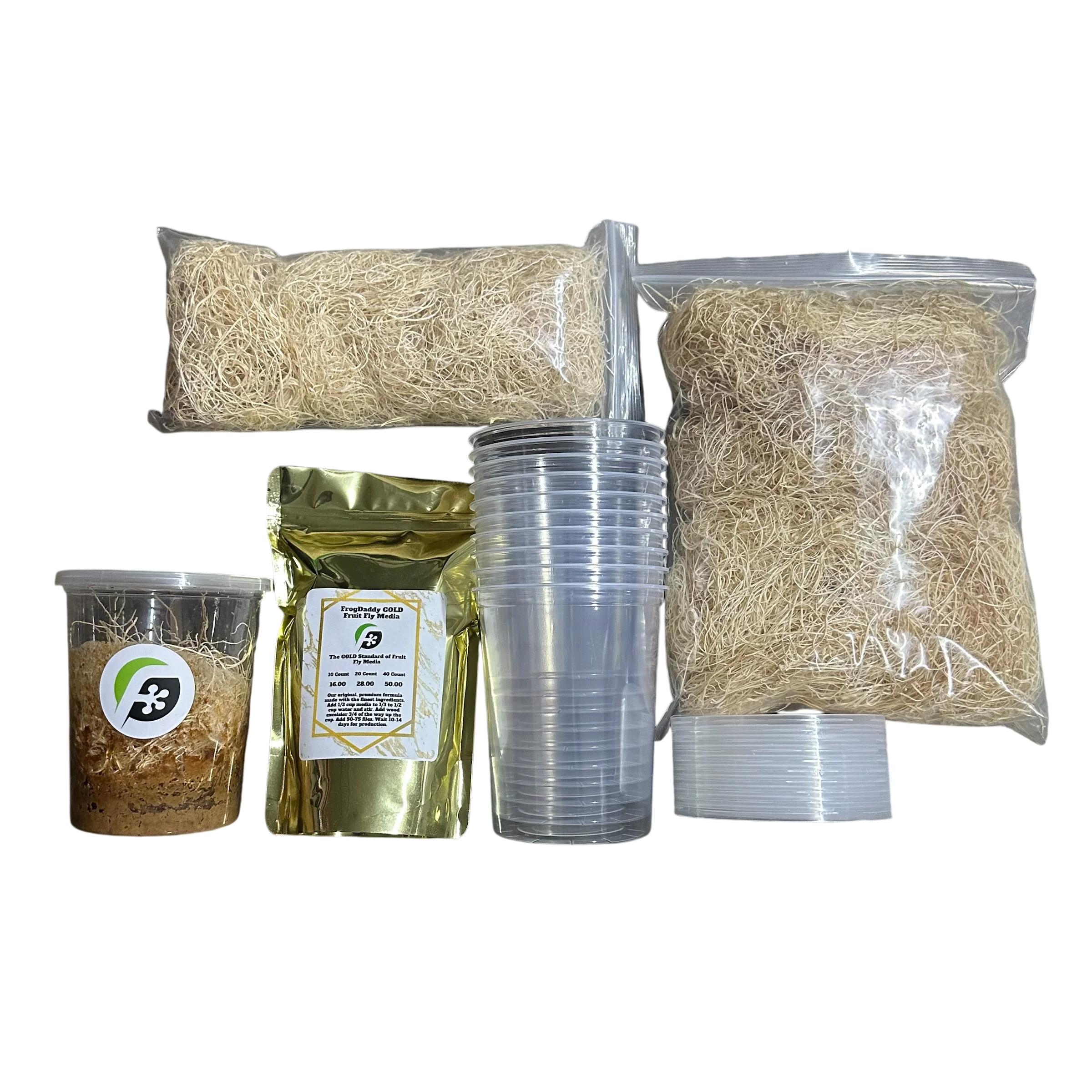 FrogDaddy Complete GOLD Fruit Fly Culturing Kit - Image 4
