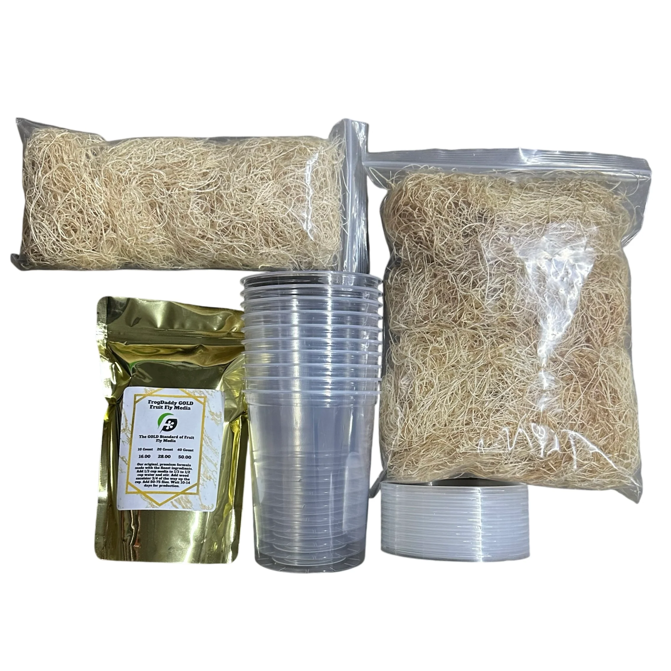 FrogDaddy Complete GOLD Fruit Fly Culturing Kit - Image 7